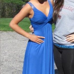 Royal blue formal/prom dress